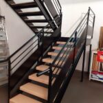 MENUISERIES INTERIEURES - Escalier bois métal